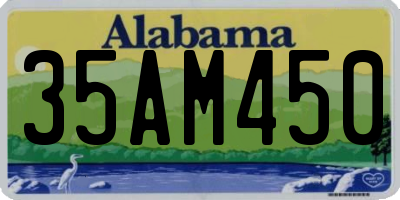 AL license plate 35AM450