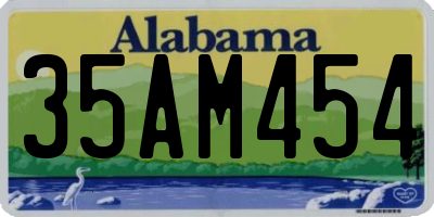 AL license plate 35AM454