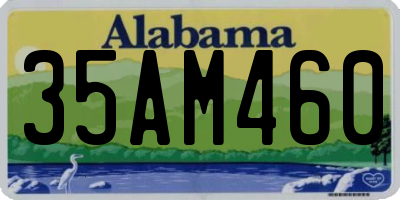 AL license plate 35AM460