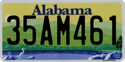 AL license plate 35AM461