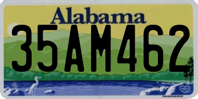 AL license plate 35AM462