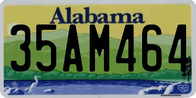 AL license plate 35AM464