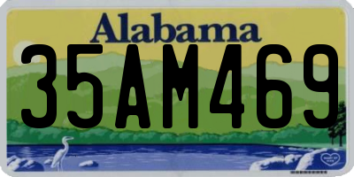 AL license plate 35AM469