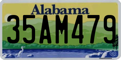 AL license plate 35AM479