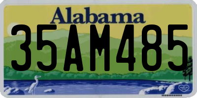 AL license plate 35AM485