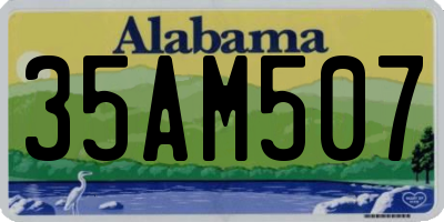 AL license plate 35AM507