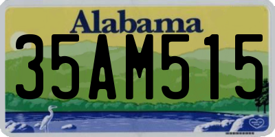 AL license plate 35AM515