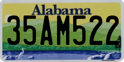 AL license plate 35AM522