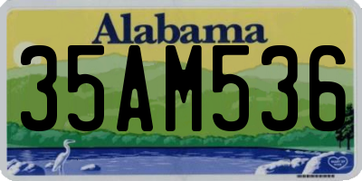 AL license plate 35AM536