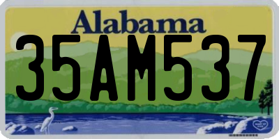 AL license plate 35AM537