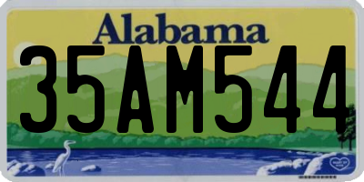 AL license plate 35AM544