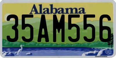 AL license plate 35AM556