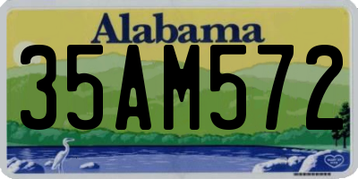 AL license plate 35AM572