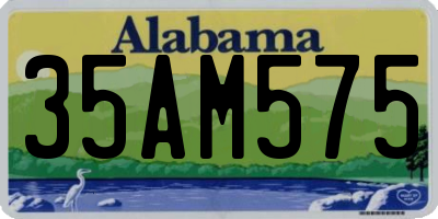 AL license plate 35AM575