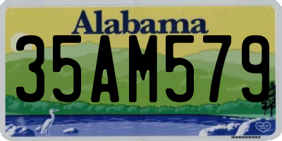 AL license plate 35AM579
