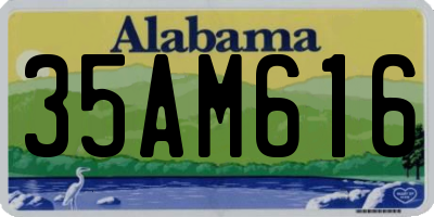 AL license plate 35AM616