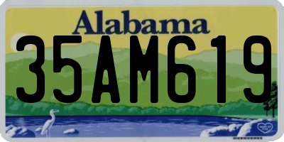 AL license plate 35AM619