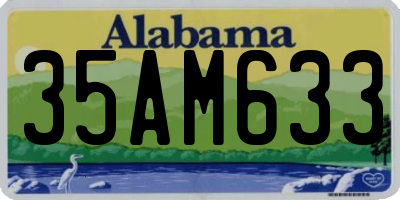 AL license plate 35AM633