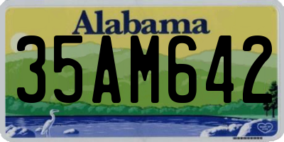 AL license plate 35AM642