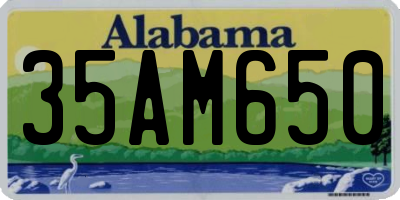 AL license plate 35AM650