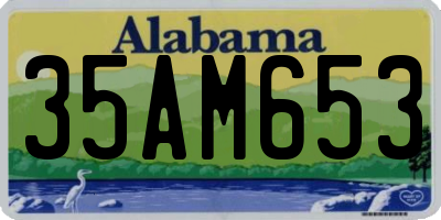 AL license plate 35AM653