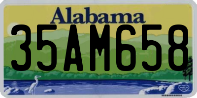 AL license plate 35AM658