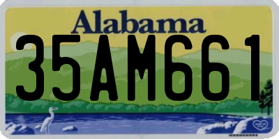 AL license plate 35AM661