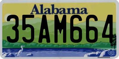AL license plate 35AM664