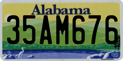 AL license plate 35AM676