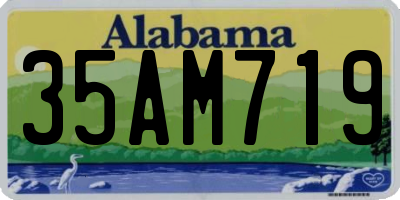 AL license plate 35AM719