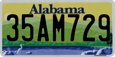 AL license plate 35AM729