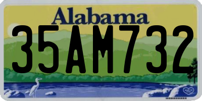 AL license plate 35AM732