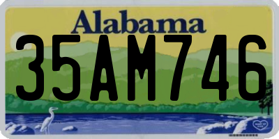 AL license plate 35AM746