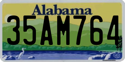 AL license plate 35AM764