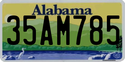 AL license plate 35AM785