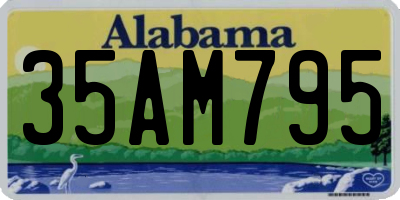 AL license plate 35AM795