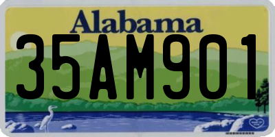 AL license plate 35AM901