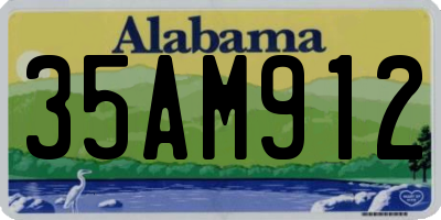 AL license plate 35AM912