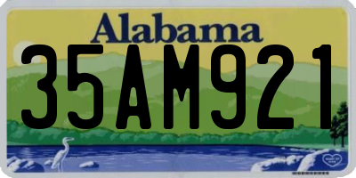 AL license plate 35AM921