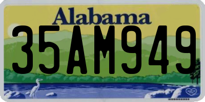 AL license plate 35AM949