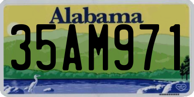 AL license plate 35AM971
