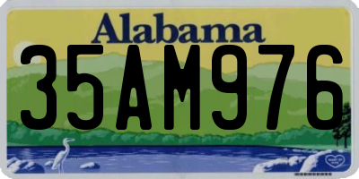 AL license plate 35AM976