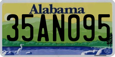 AL license plate 35AN095