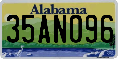 AL license plate 35AN096