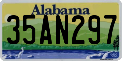 AL license plate 35AN297