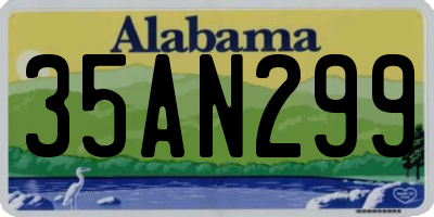 AL license plate 35AN299