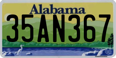 AL license plate 35AN367