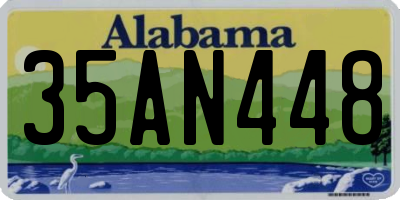 AL license plate 35AN448