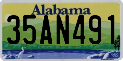 AL license plate 35AN491