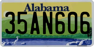AL license plate 35AN606